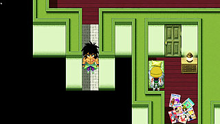 Dragon Ball Lost Chapter - Cheelai playing with her Pussy in the room