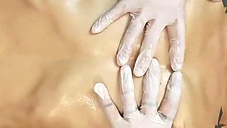 Oiled Full Body Vs Fuck Machine to Squirting