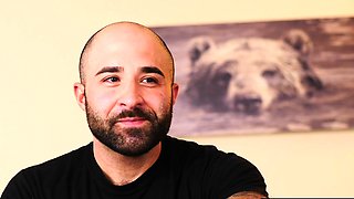 Inked Bear Loves Bottom Tight Asshole