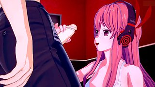 Chelsea gives an intense blowjob and gets creampied - Akama Hentai