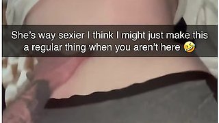 My Wifes Sister Came Over Looking For Her - Snap Chat