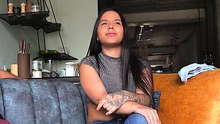 Bubble Butt Latina Babe PUSSY RAILED