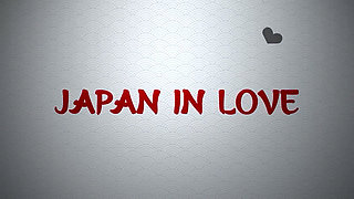 Horny Japanese Scene-3_japanese Brunette in Lingerie Enjoys Bukkake