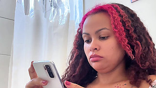 Chubby Gassy Girl Morning Toilet Farts Natural Gassy Moment