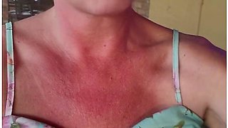Titty slip in a public bar