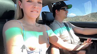 Real public sex, spread ass, tight pussy