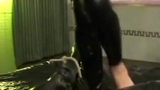 Dominating foot fetish