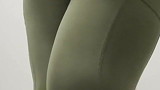 Desperate for Pee Pissing My Pants in Nylon Leggings