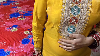Cute Indian step sister takes off panties and gets pussy creampied.
