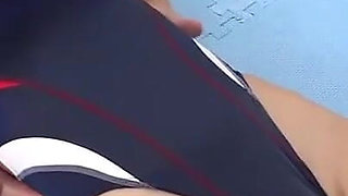 Oiled Girl Has Sex in the Swimming Pool