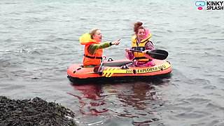 Two Girls One Dinghy: Tight Rubber & Pvc Rainwear