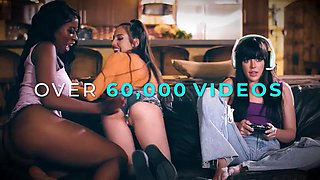 Pretty Lesbians Make Sure Their Pussies And Asses Are Filled With Tongues And Toys!: Porn