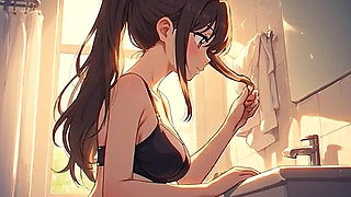 AI Anime Hentai Uncensored, Uncensored video of 18 Year old Teen Hentai MILF, 3D Cartoon on closeup by Kiidzy Animates