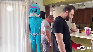 Latina Lopez, Juan Lucas And Maximus Kelly - Bts Bubble Butt Before He Fucks Latin Stud And Latina