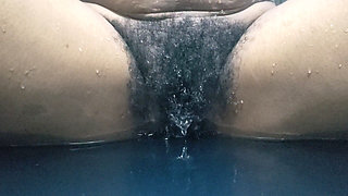 Hot Wife Big Pussy Close up in Ocean Waves, Standing up Homemade Sex Carrying
