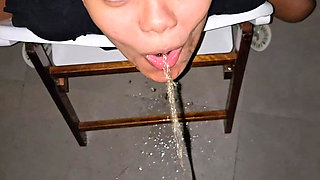 Pissing Directly Into a Human Toilet Repeatedly Over Several Days, Final