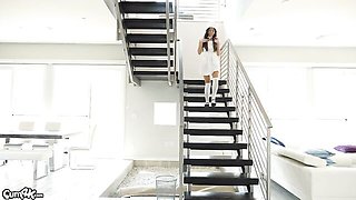 Sweet oiled doggy style with a hot Asian girlfriend Alexia Anders