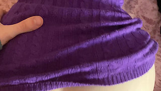 Having Sex with a Beauty in a Purple Dress