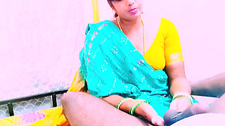 Indian Maid Amazing Blowjob Cowgirl Fucking with House Owner