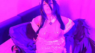 Big tits, albedo cosplay, cosplay sex