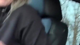 Horny Wife Fucked Outside and at the Bar