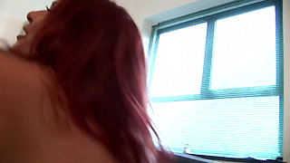 Redhead slut needs a fist up her cunt