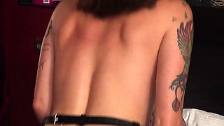 Pretty Mary & Martin Spell - Intense BDSM Cage Session with Leather & Hard Fucking