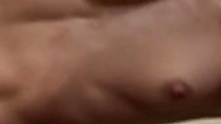 Threesome Orgy: Blonde Stud Gets Sucked and Fucks Both Hard