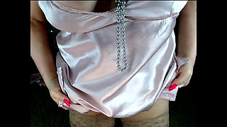 Cool Mature Webcam Slut with Big Tits and Dildo in Wet Shaved Pussy...))