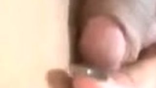 Trans Girl Stroking Her Big Dick