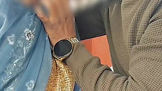 Hijabi Girl Outdoor Risky Oral Sex with Small Cock