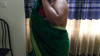 55 Year Old Indonesian Sexy Stepaunty Talking on the Phone When a Guy Fucked Her & Cums a Lot