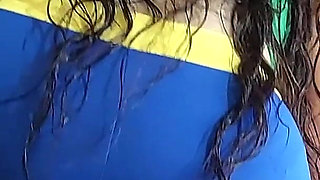 The Fan of the Brazilian Soccer Team Celebrated Her Team's Victory by Leaving My Balls Dry
