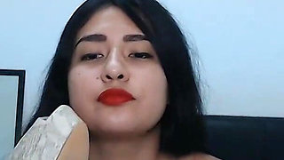 My Sexy and Beautiful Virgin Stepsister Touches Her Sweet Pussy and Records It to Send the Video to My Husband