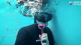 Neoprene Enclosed and Gagged - Underwater Mouth Control Fantasy
