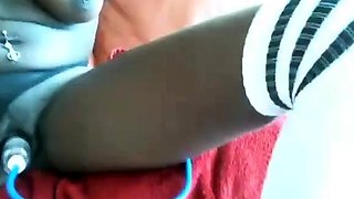 Black Girl Uses Sex Toy on Webcam
