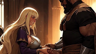 African Warriors Have Rough Sex in the Streets of Europe