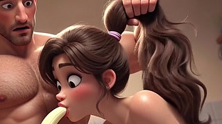 Stepdaughter was doing laundry and I fucked her in the mouth