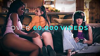 Bikini Babes Lacy Lennon, Lily Larimar, Indica Monroe  Apryl Rein Have A Rainy Day Lesbian Foursome: Porn