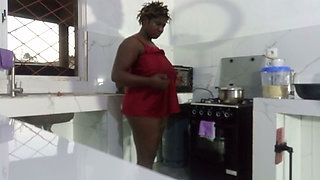 I Went to Fuck Her in the Kitchen While She Was Cooking for Her Husband Who Was at Work.