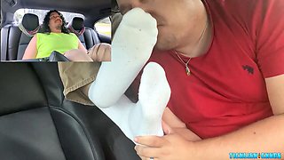 Inovake Foot-Fucks Ticklish Chub Matt After Sniff Ride