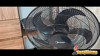 A Black Woman with a Big Butt Has Sex with Me in Exchange for Me Fixing Her Fan