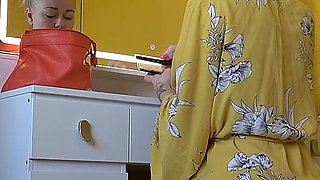Your Mate’s MILF Catches You Watching: Lick My Pussy While You Jerk
