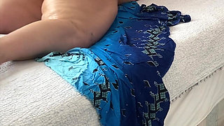 Hot Oil MILF Rub Down Interracial Bareback Sex