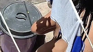 My Neighbor Almost Caught Me Recording Her; I Masturbated Until I Think She Saw Me