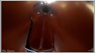 She Stuck In An Elevator With A Soldier, Decided To Suck His Dick And Fucked In Anal - Wild Life - Car Toon