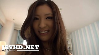 Asian giving blowjob in pure hardcore show