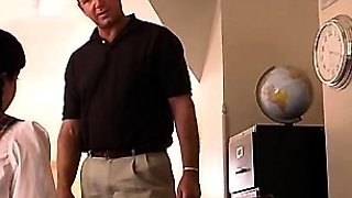 Old man rejuvanates after fucking young brunette