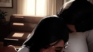 Korean Stepdaughter & Stepmom Share Black Stepdad's BBC