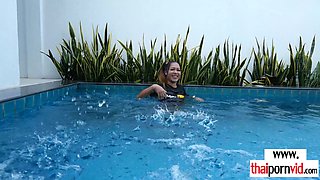 Farang shagged a Thai 18yo schoolgirls twat and booty